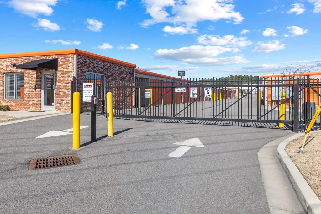 gate access at Summit Self Storage in Augusta GA