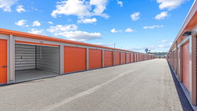 outdoor storage units at Summit Self Storage in Augusta GA
