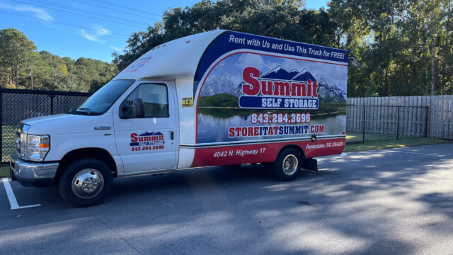Summit Self Storage truck