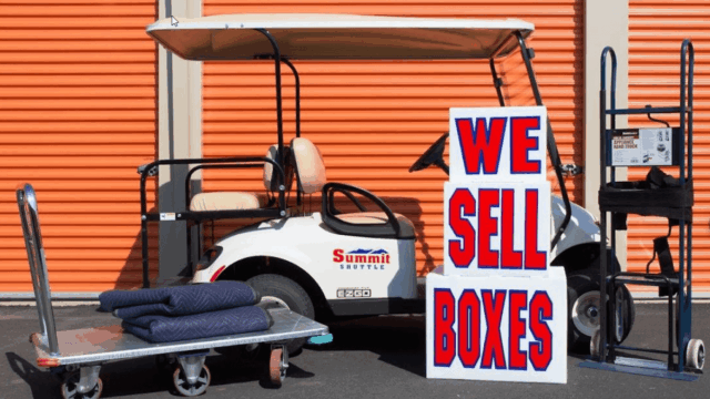 Supplies at Summit Self Storage in Augusta GA